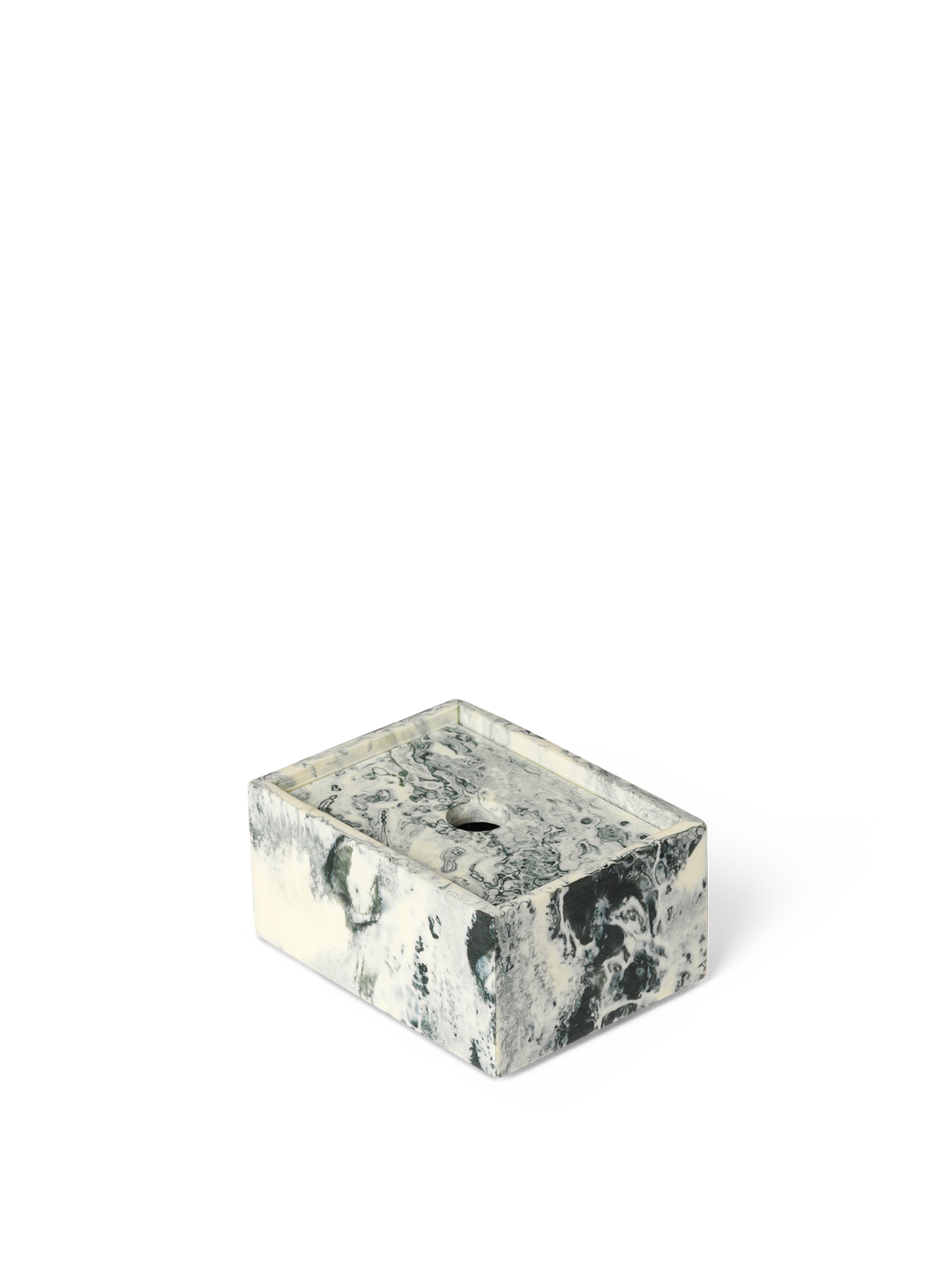 Mist box - Emerald off white