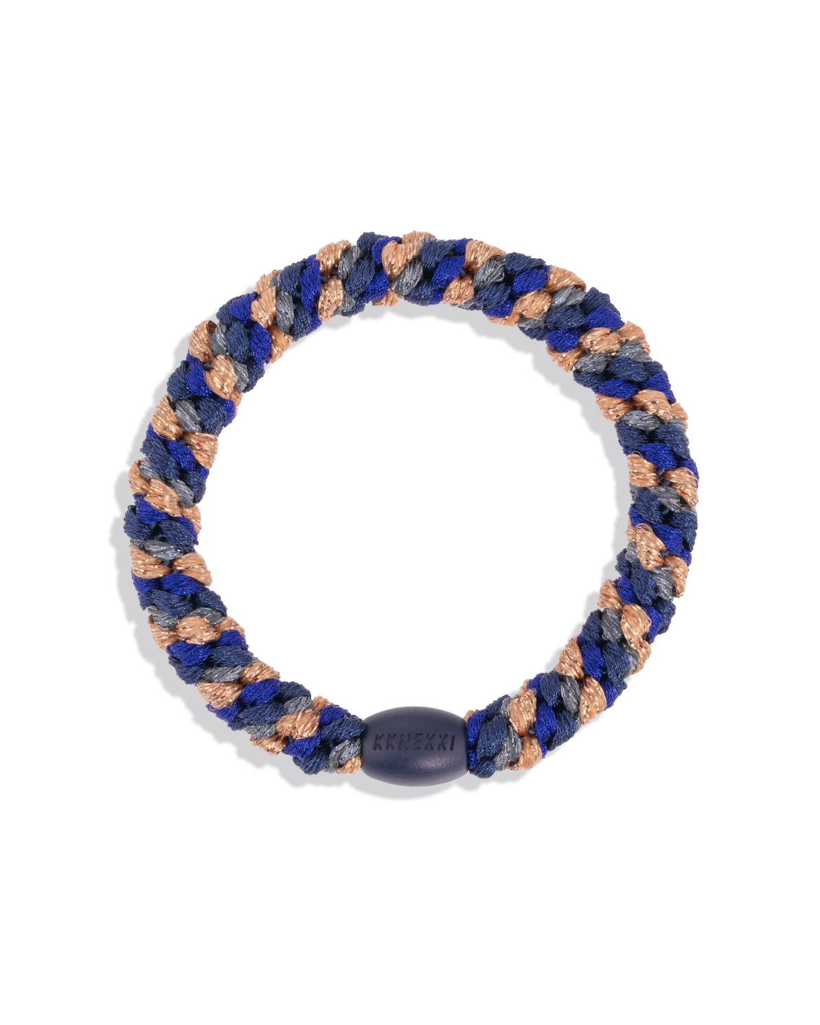 Hair Tie - Purple Navy Rosegold Glitter