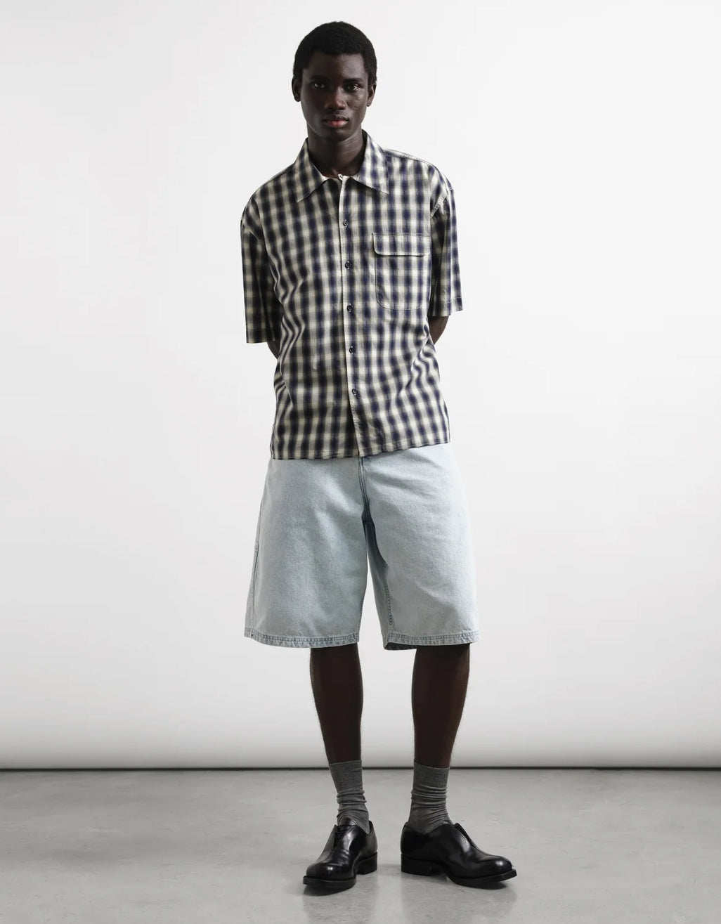 Twisted Shorts - Indigo