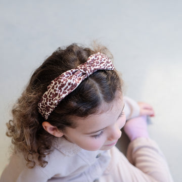 Leopard Print Bow Alice Band