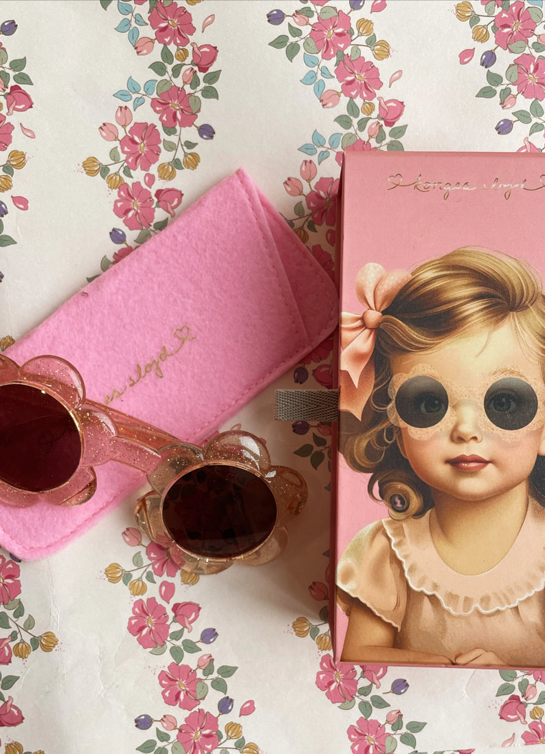 Sunglasses Baby Flower - Glitter Mist