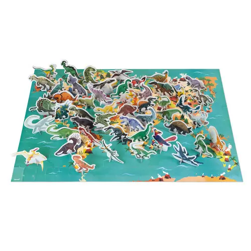 Educational Puzzle - Dinosaurs