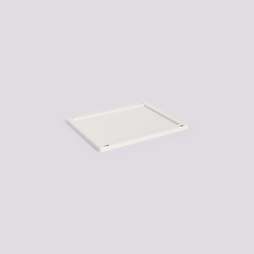 Colour Crate Lid Plastic Medium - Off White
