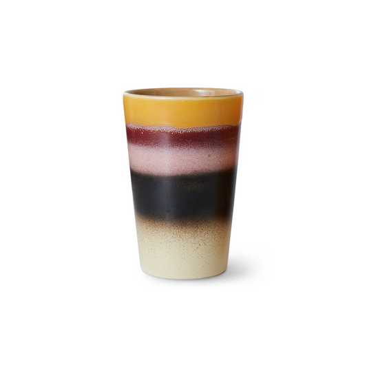 70s Ceramic: Tea Mug Sunset