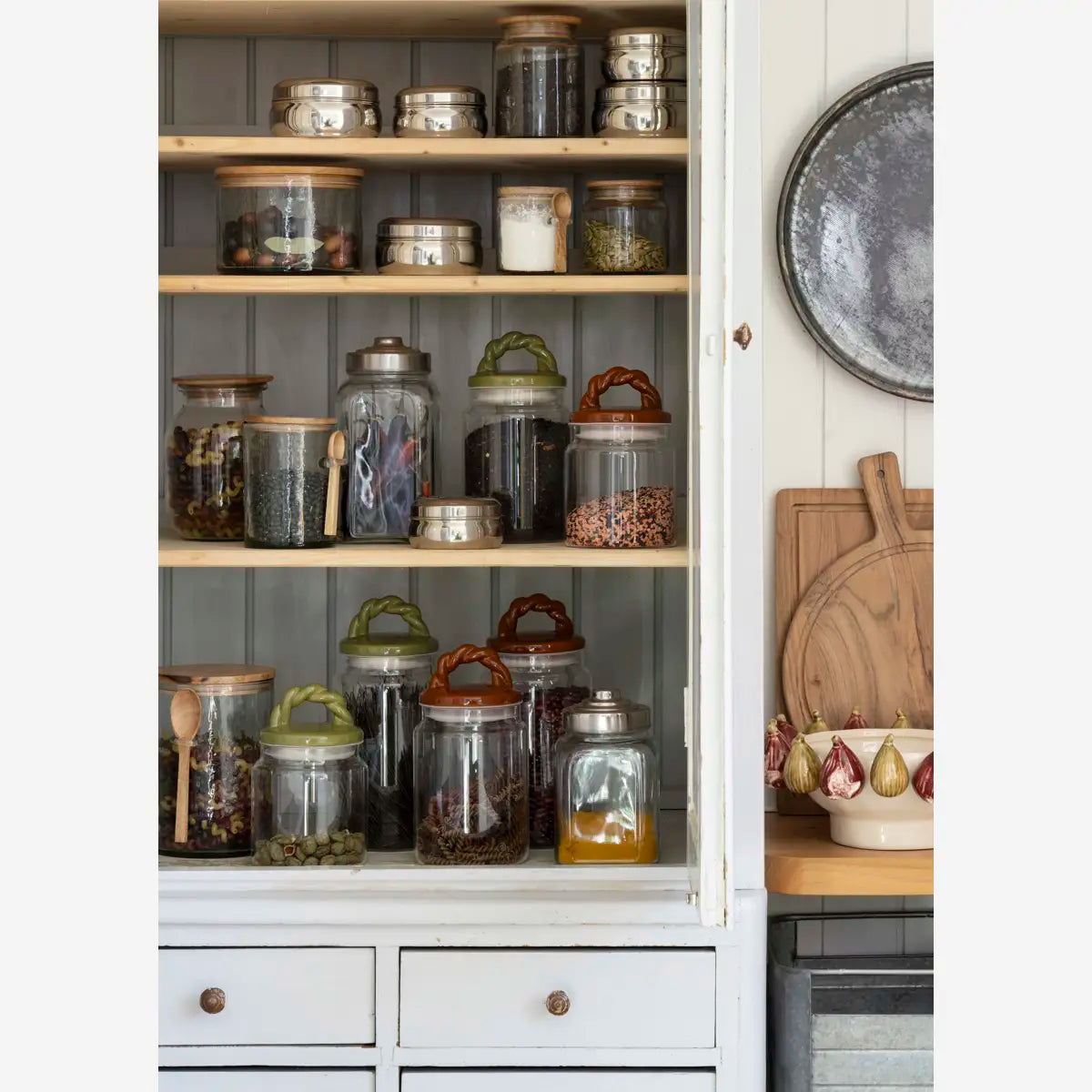 Glass Jar With Ceramic Lid