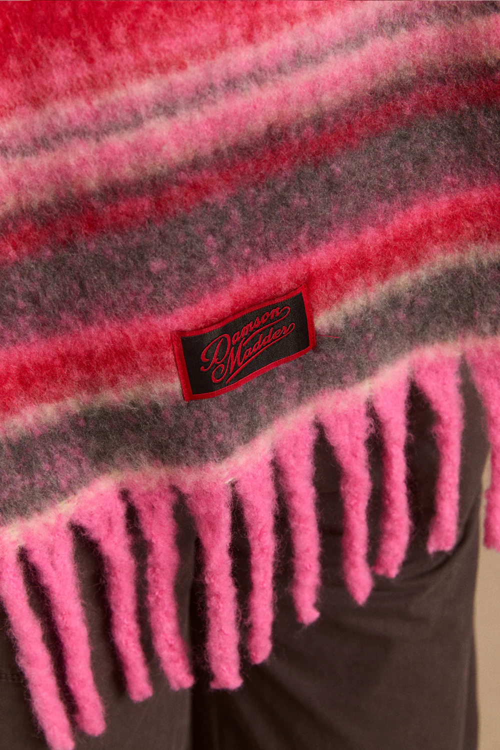Brushed Oversized Scarf- Pink Pop