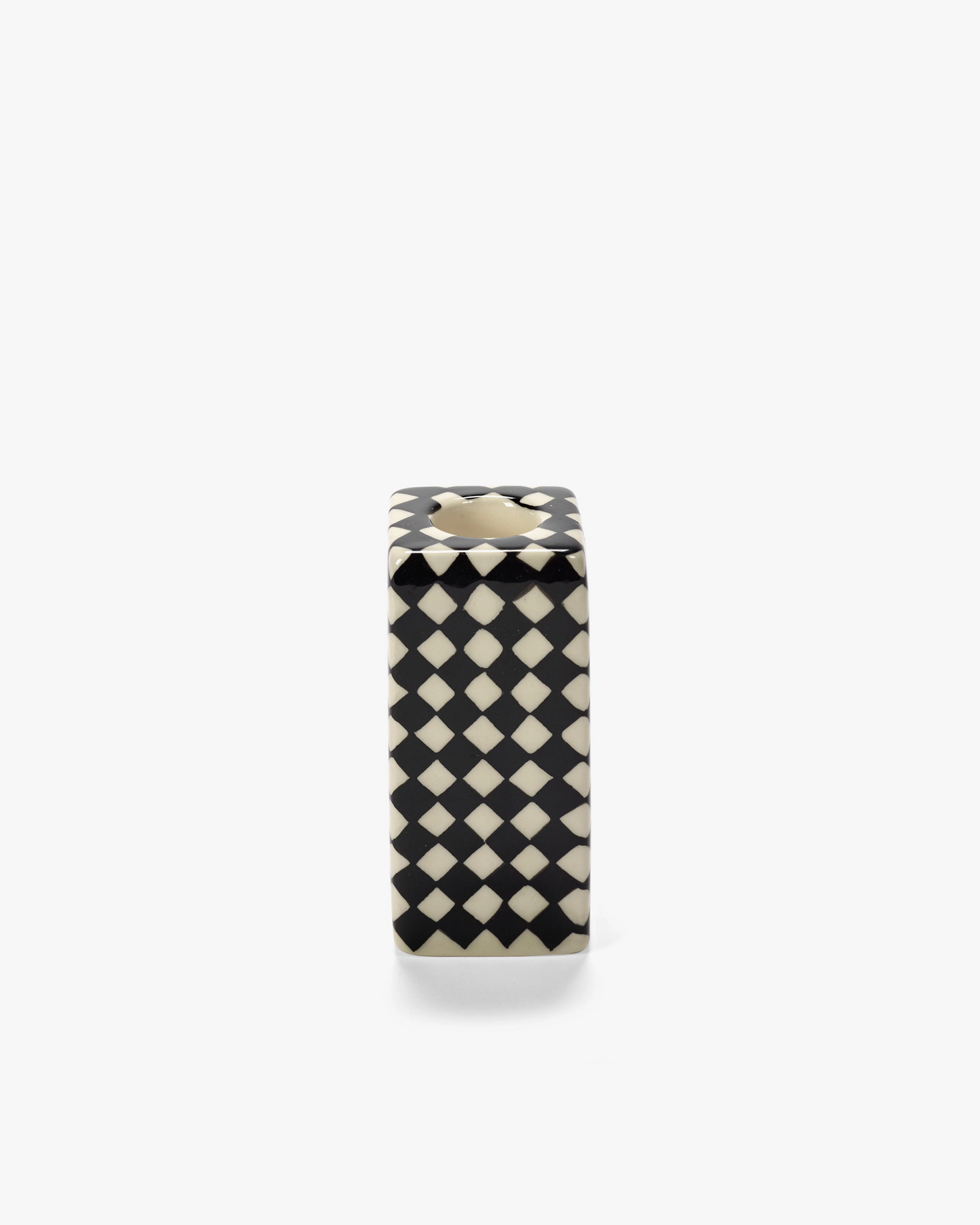 Candle Holder No.1 - Black/White