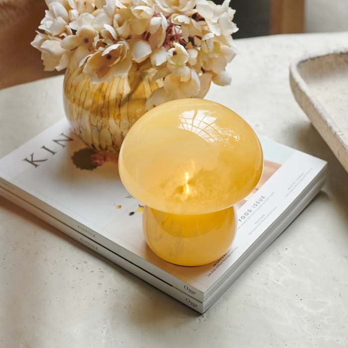 Mushroom Cordless Lamp - Mango