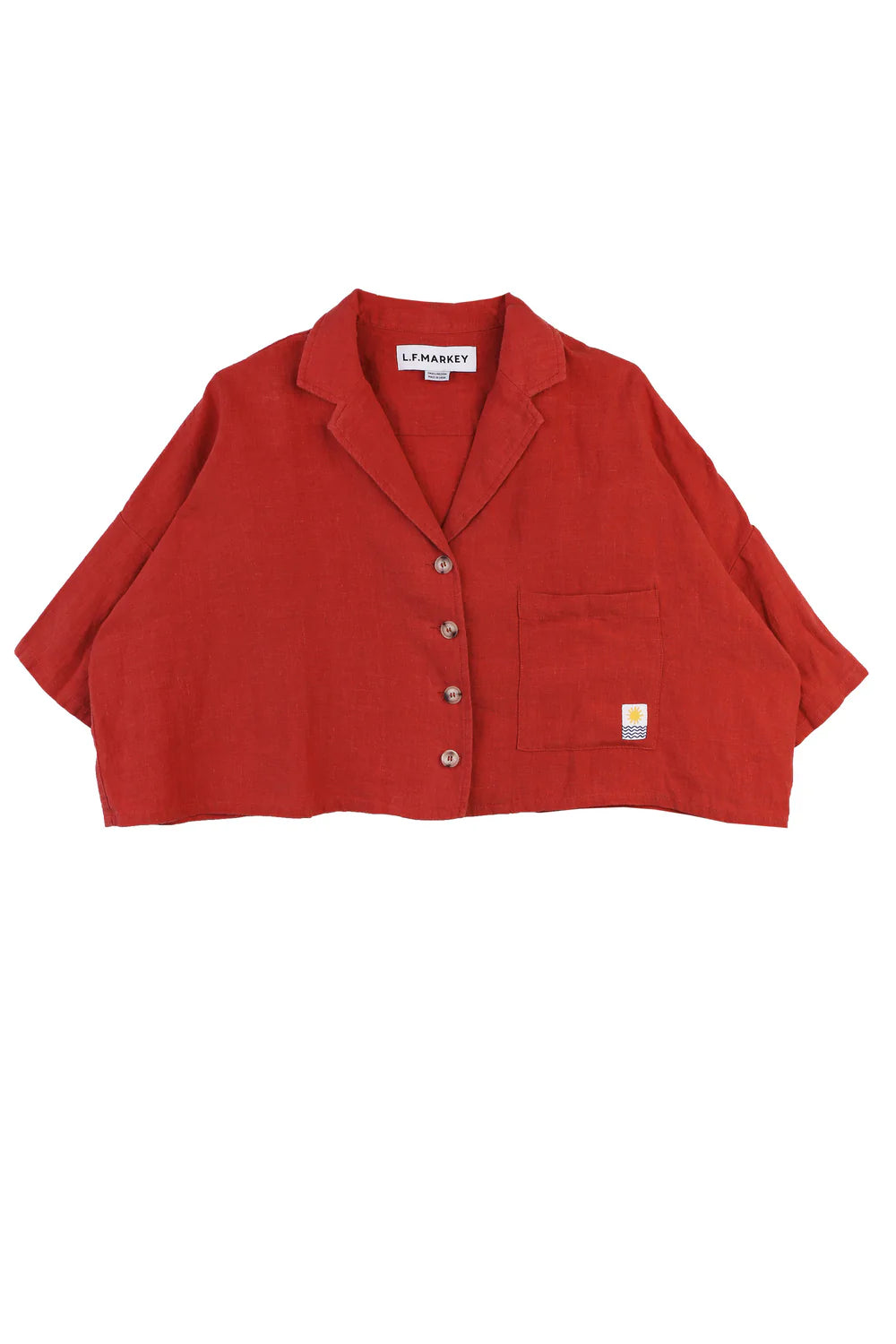 Maxim Linen Shirt - Paprika
