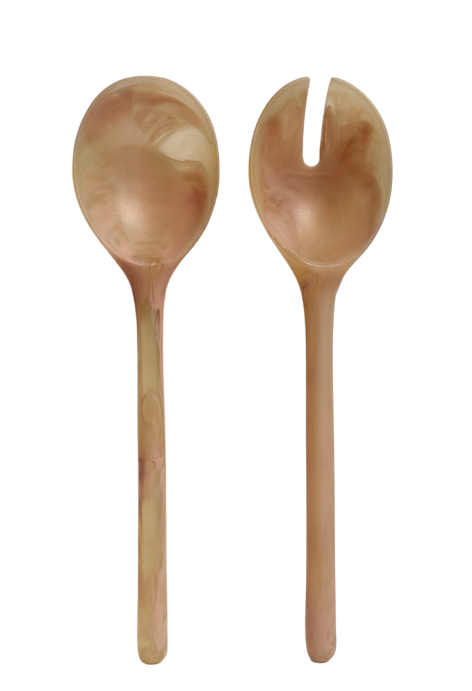 Salad Servers - Coral