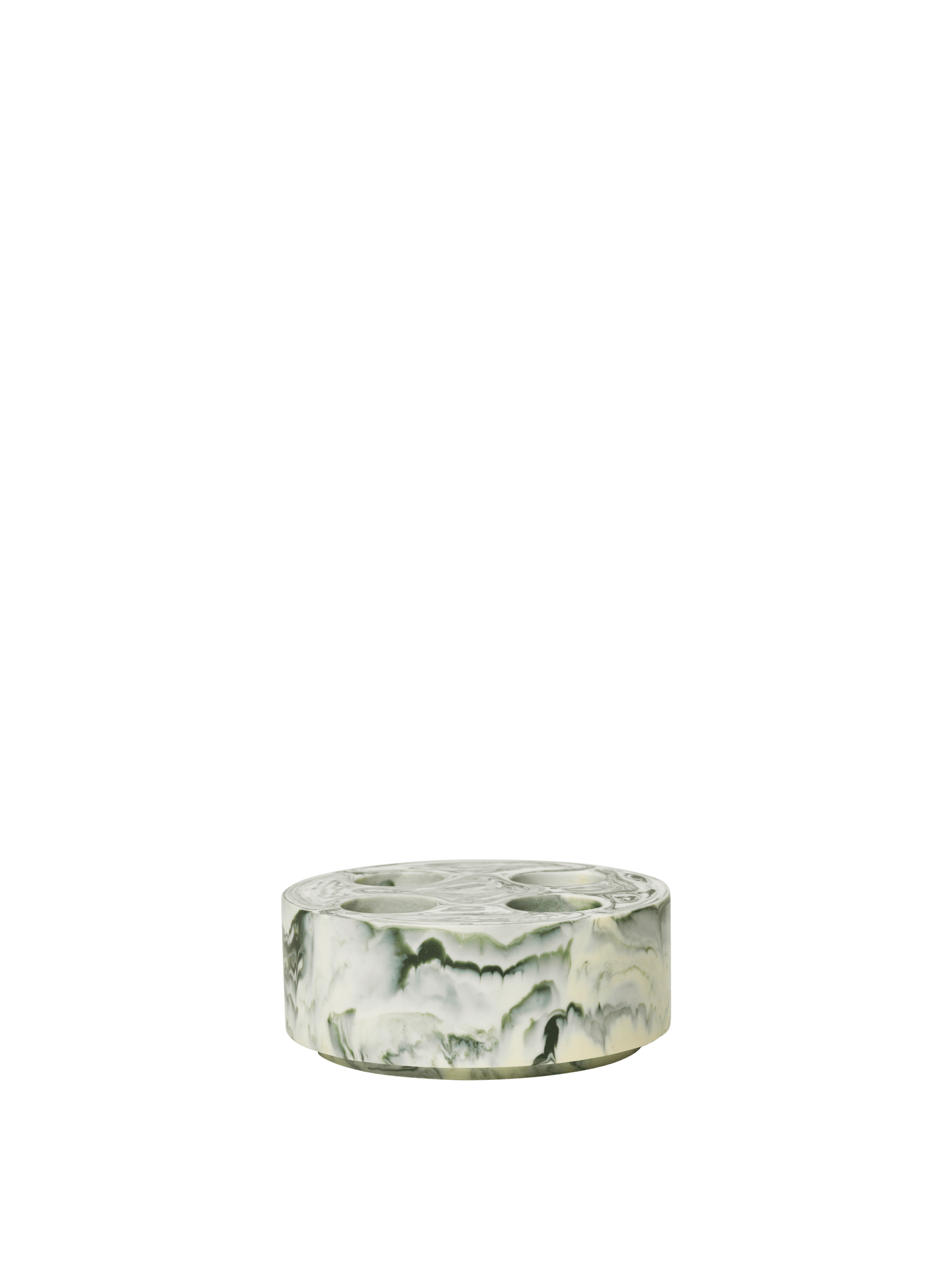 Mist Toothbrush Holder Multi - Emerald / Off-White