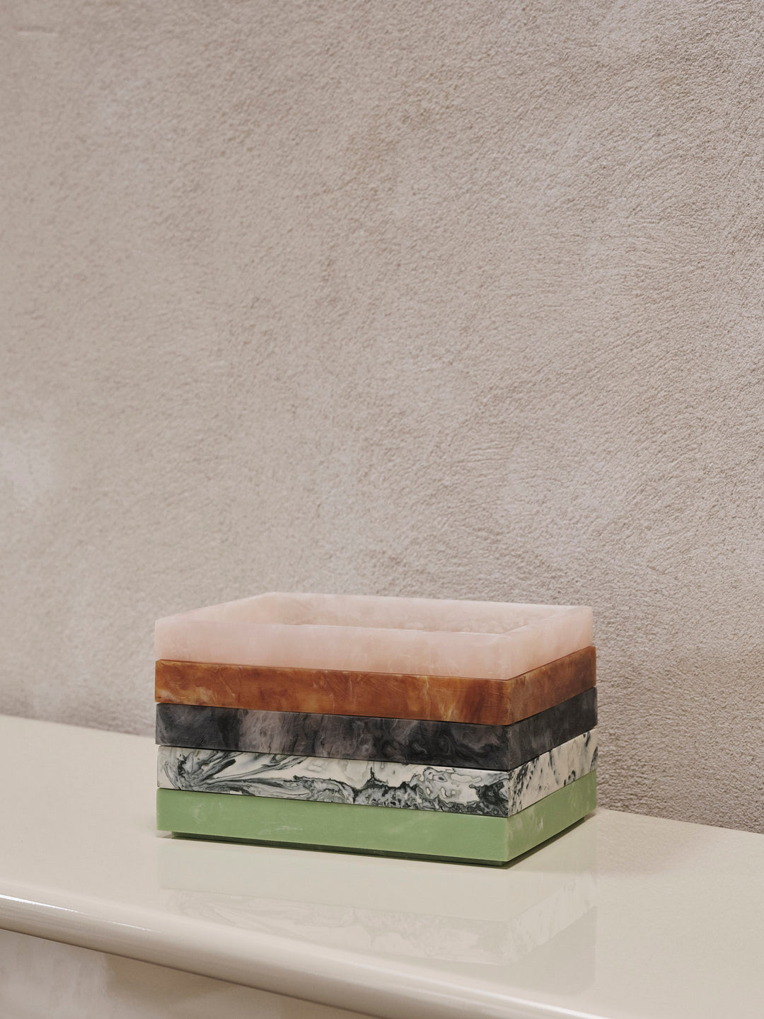 Mist tray - Emerald off white 15 x 20 cm