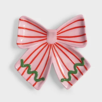 Ribbon Pink Plate