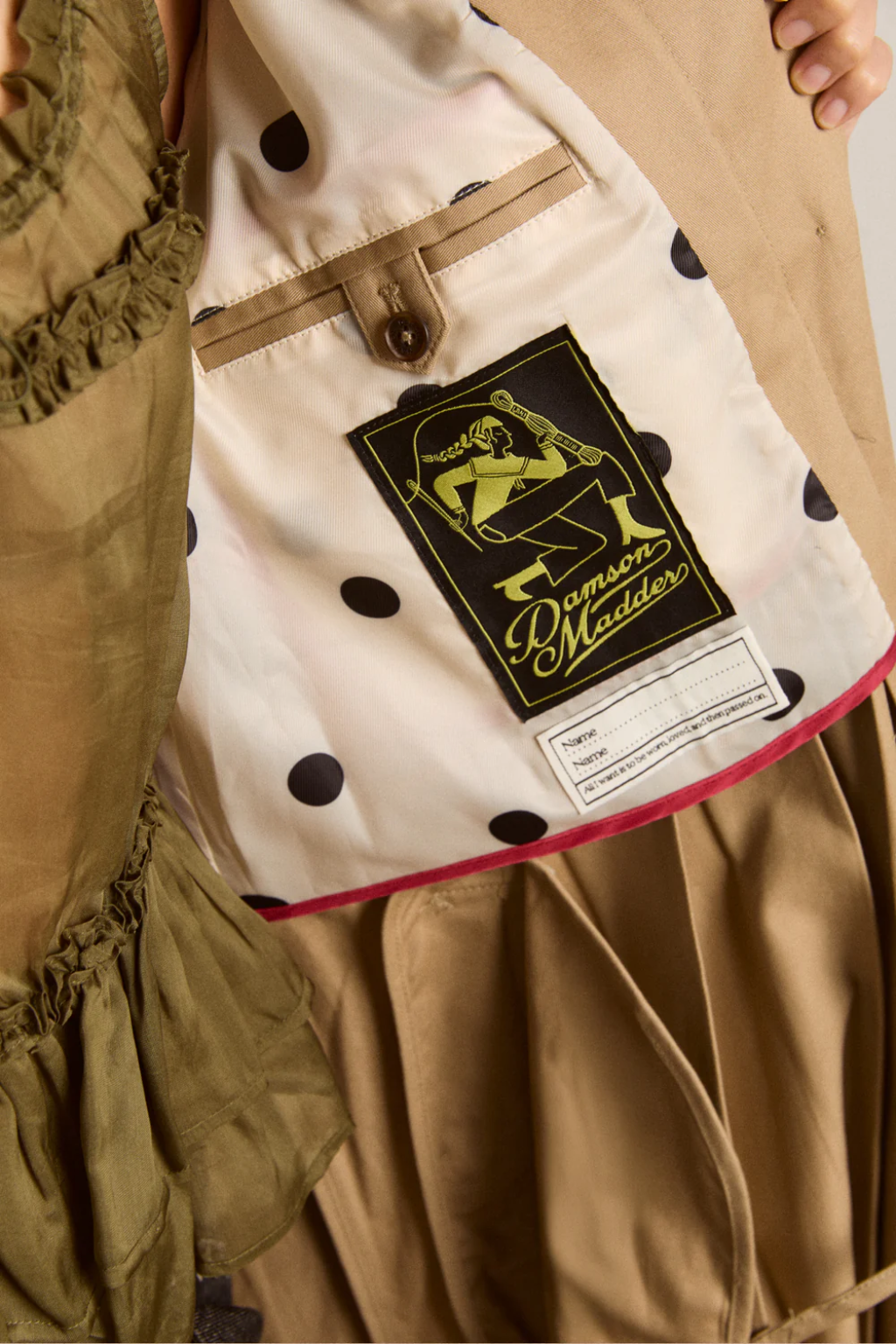 Sofia Pleated Trench
