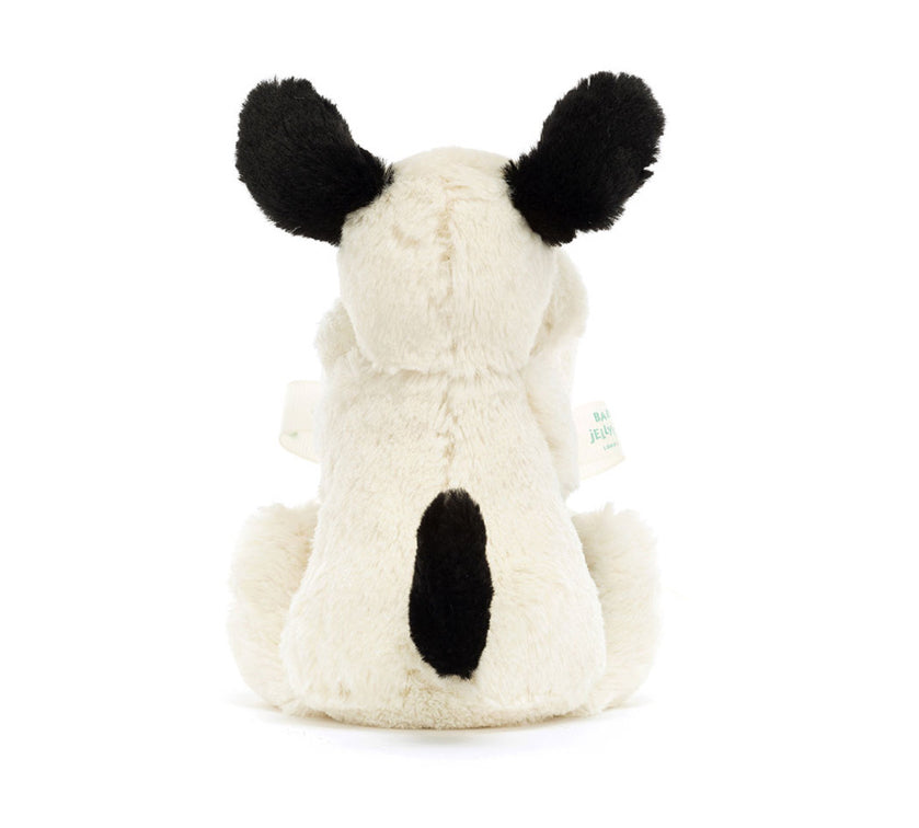 Bashful Black & Cream Puppy Soother