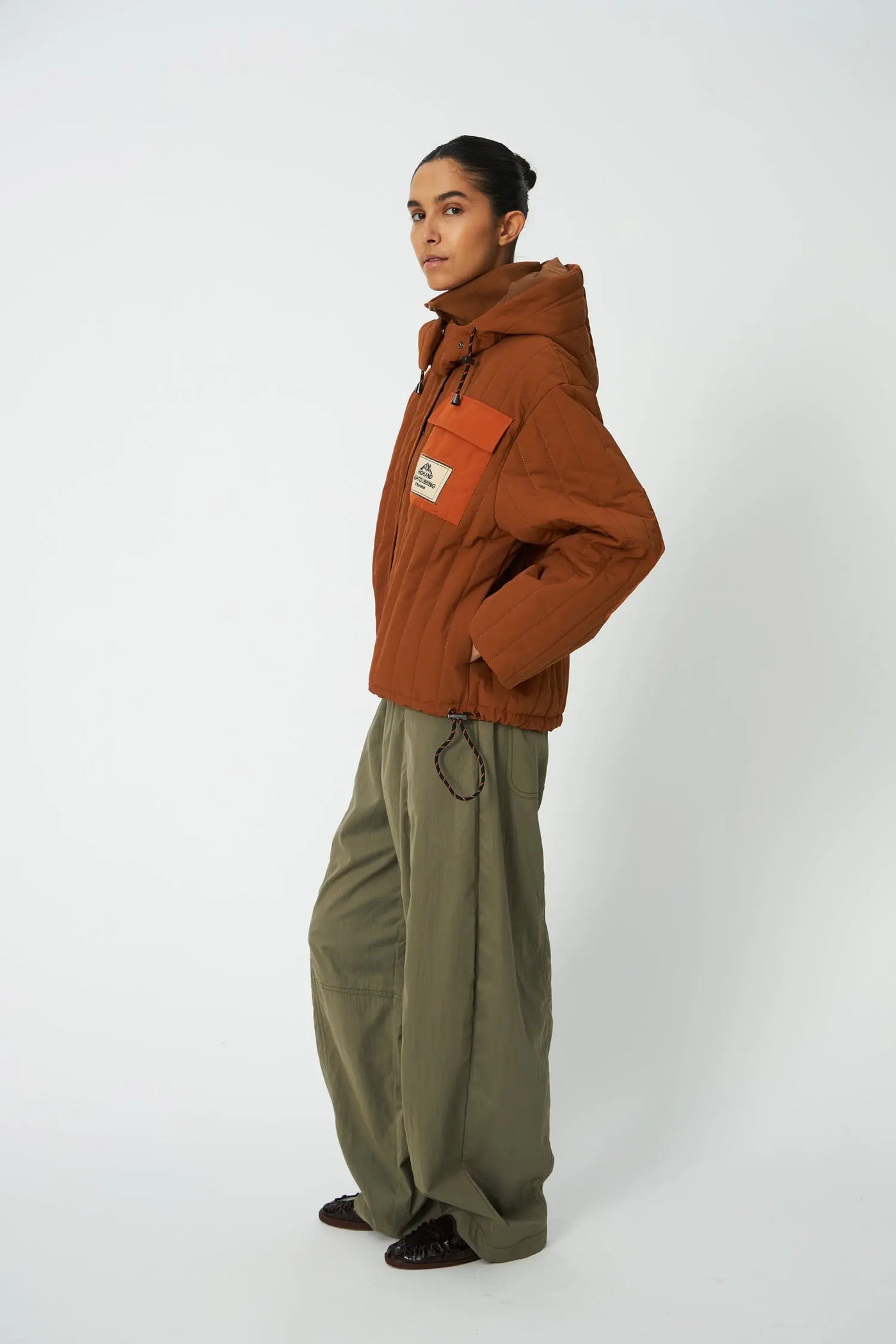 Stella Nova Quilted Jacket - Brown