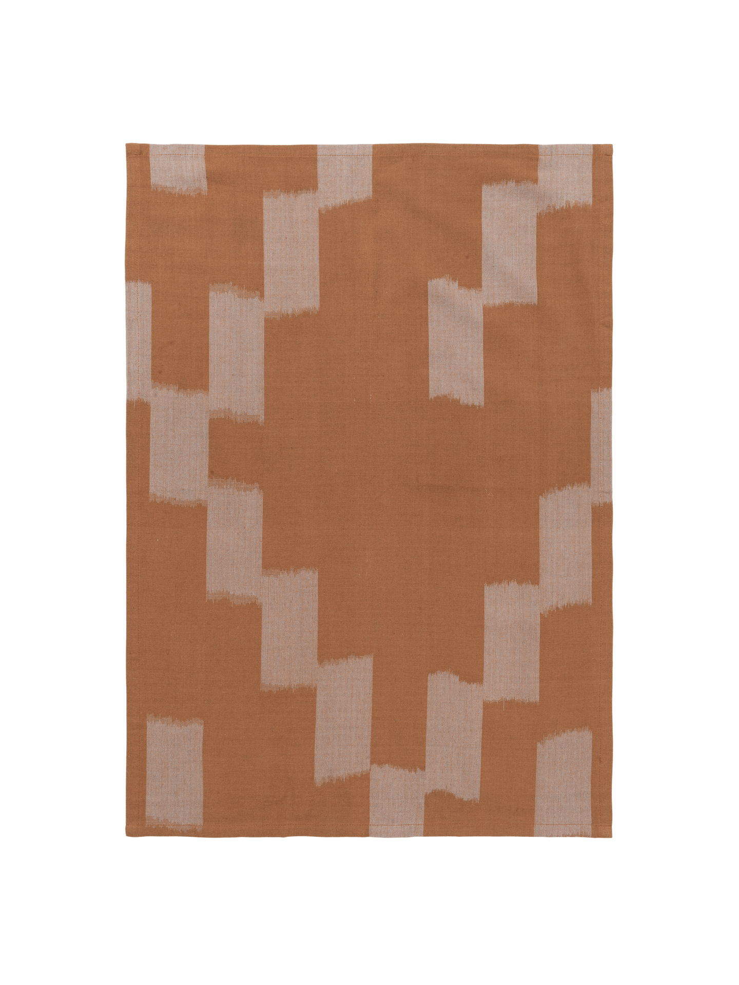 Ikat Tea Towel - Terracotta