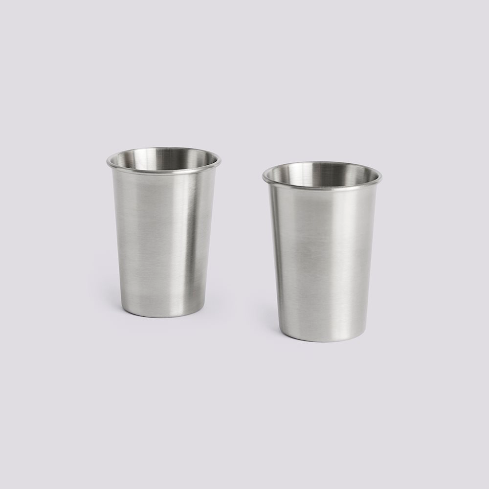 Outdoor Market Steel Cup Set Of 2 - Medium