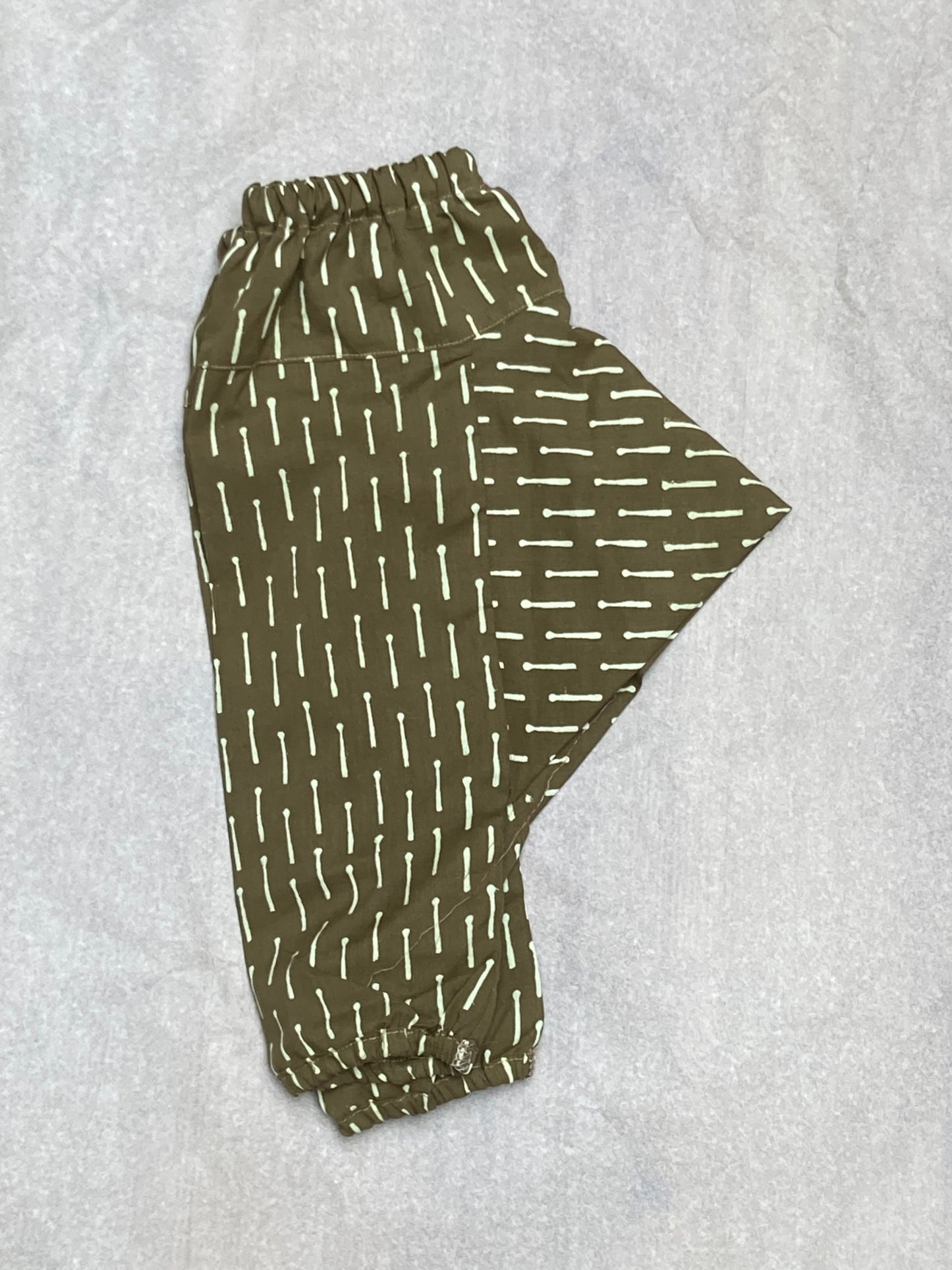 Block Print Harems - Khaki Match