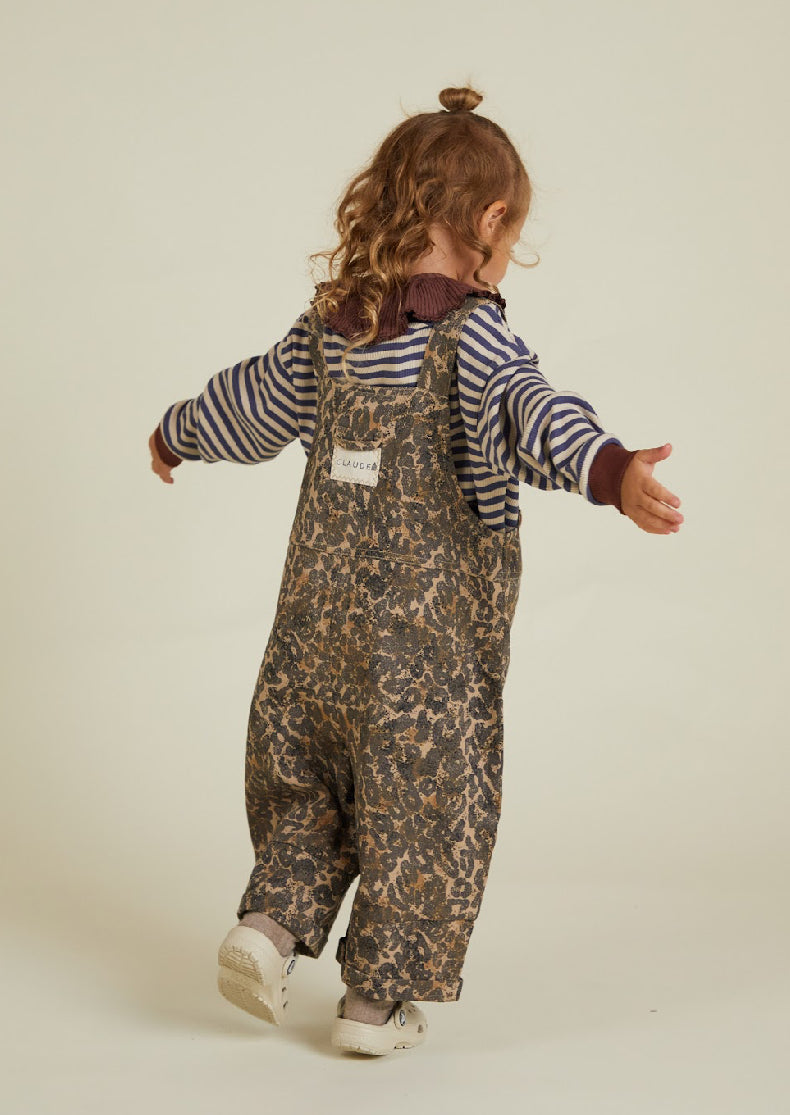 Blythe Leopard Dungarees