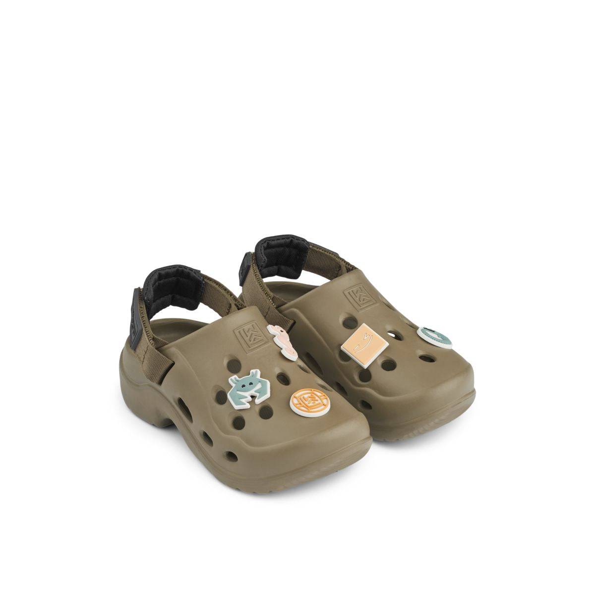 Milas Sandals - Khaki / Black