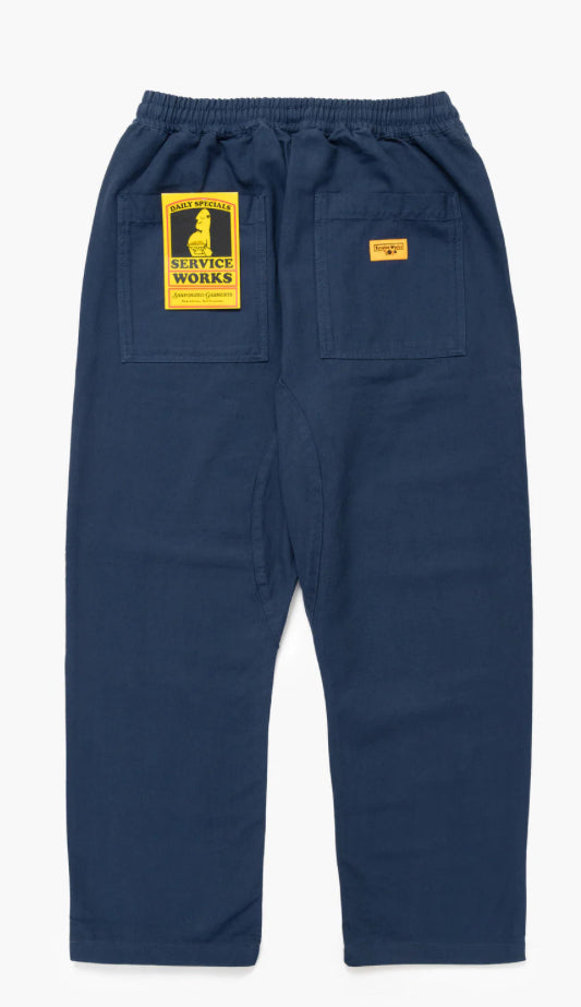 Canvas Chef Pants - Navy