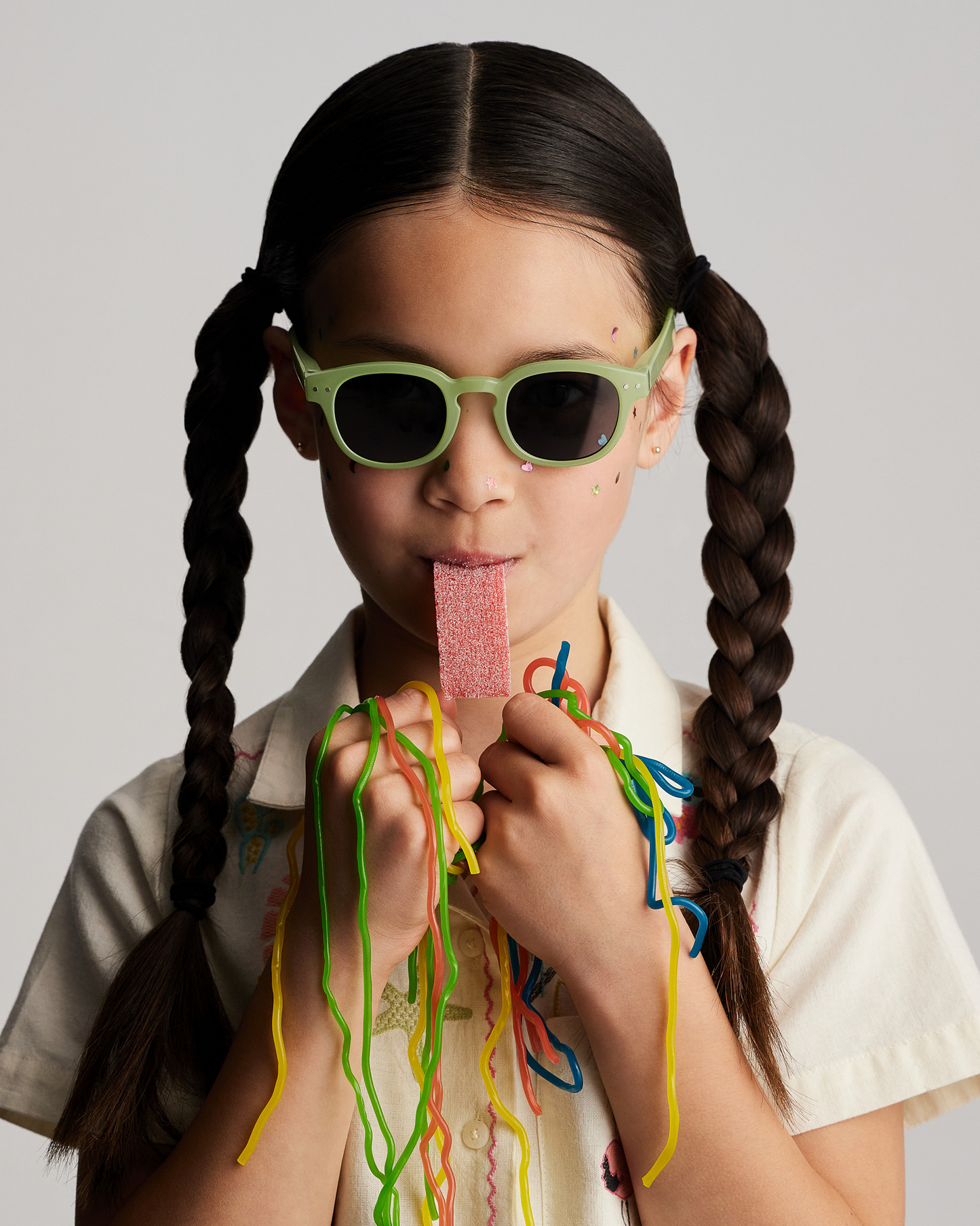 Junior 5-10yrs Sunglasses #C - Pear