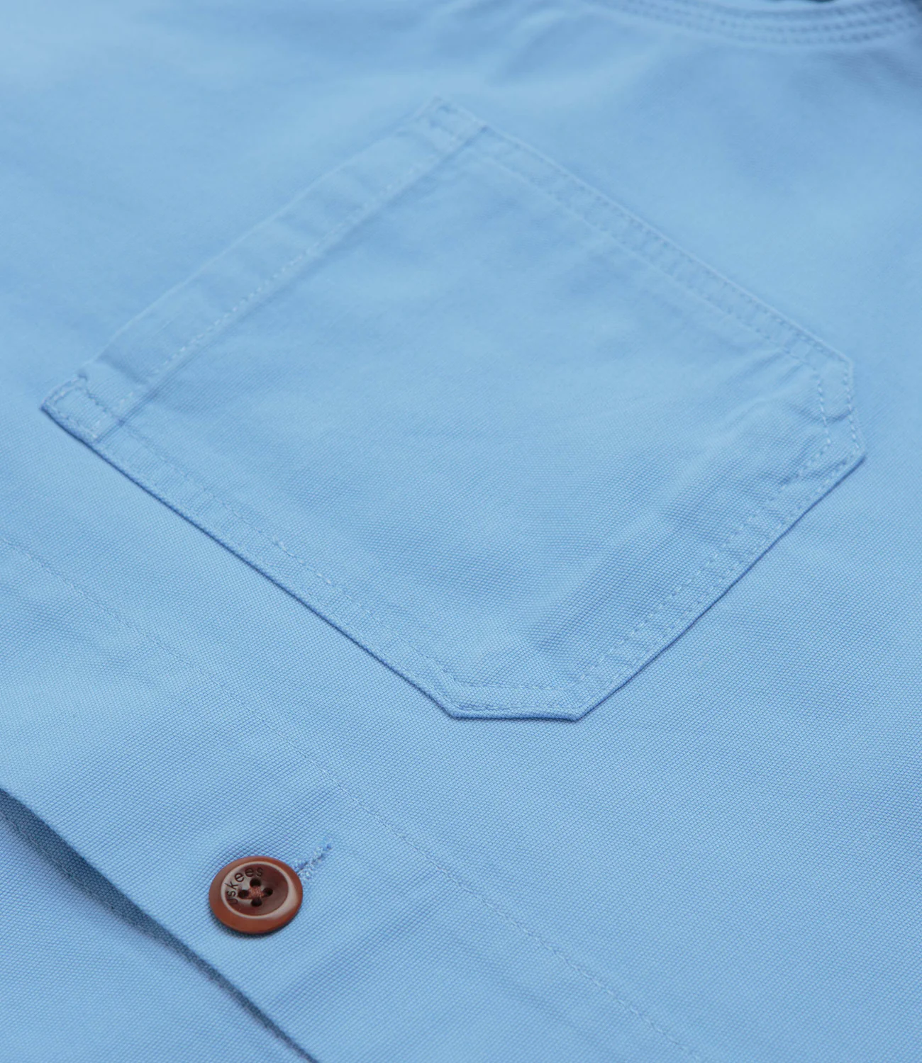 Buttoned Overshirt - Powder Blue
