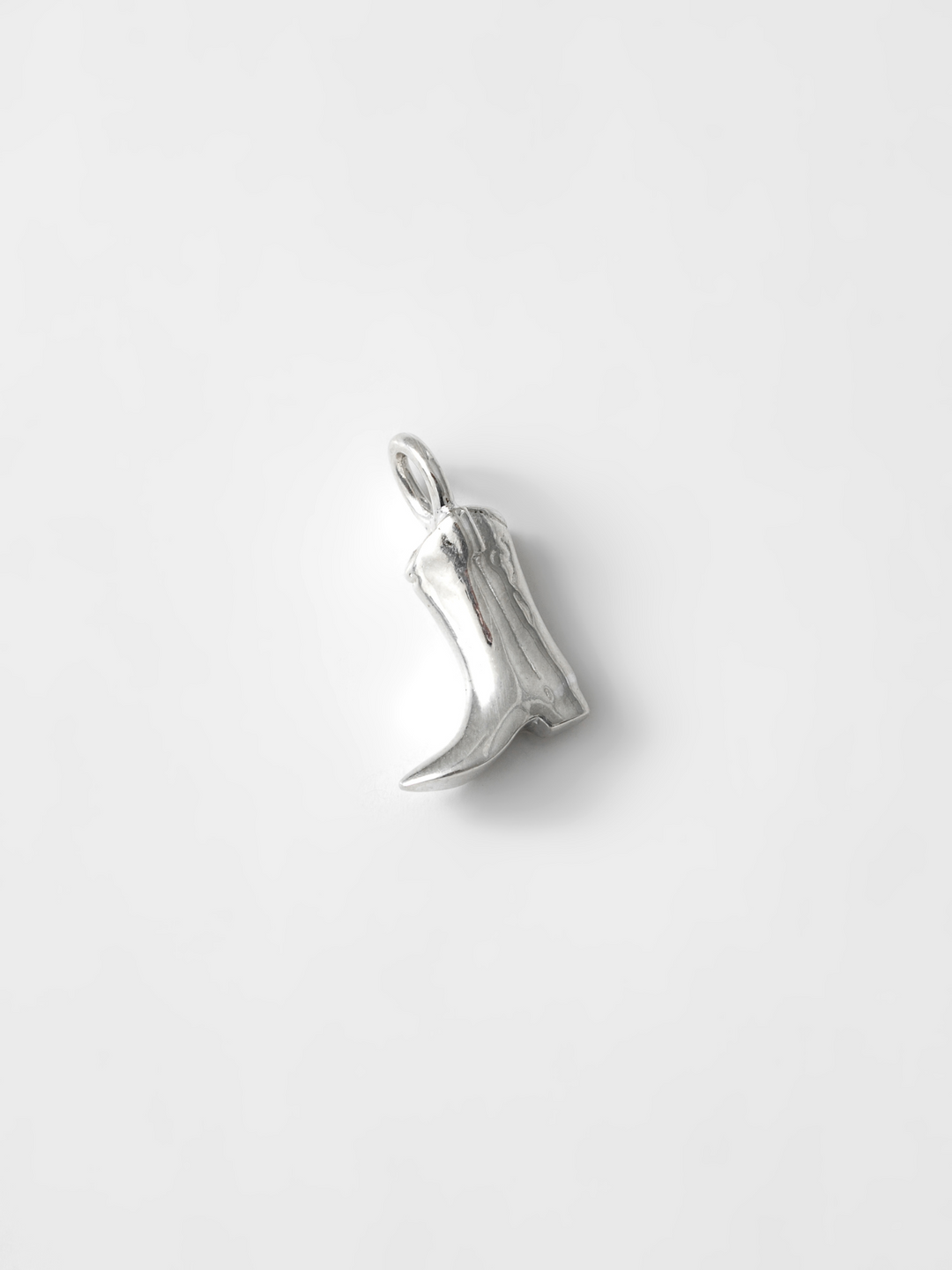 Cowboy Boot Charm- Silver