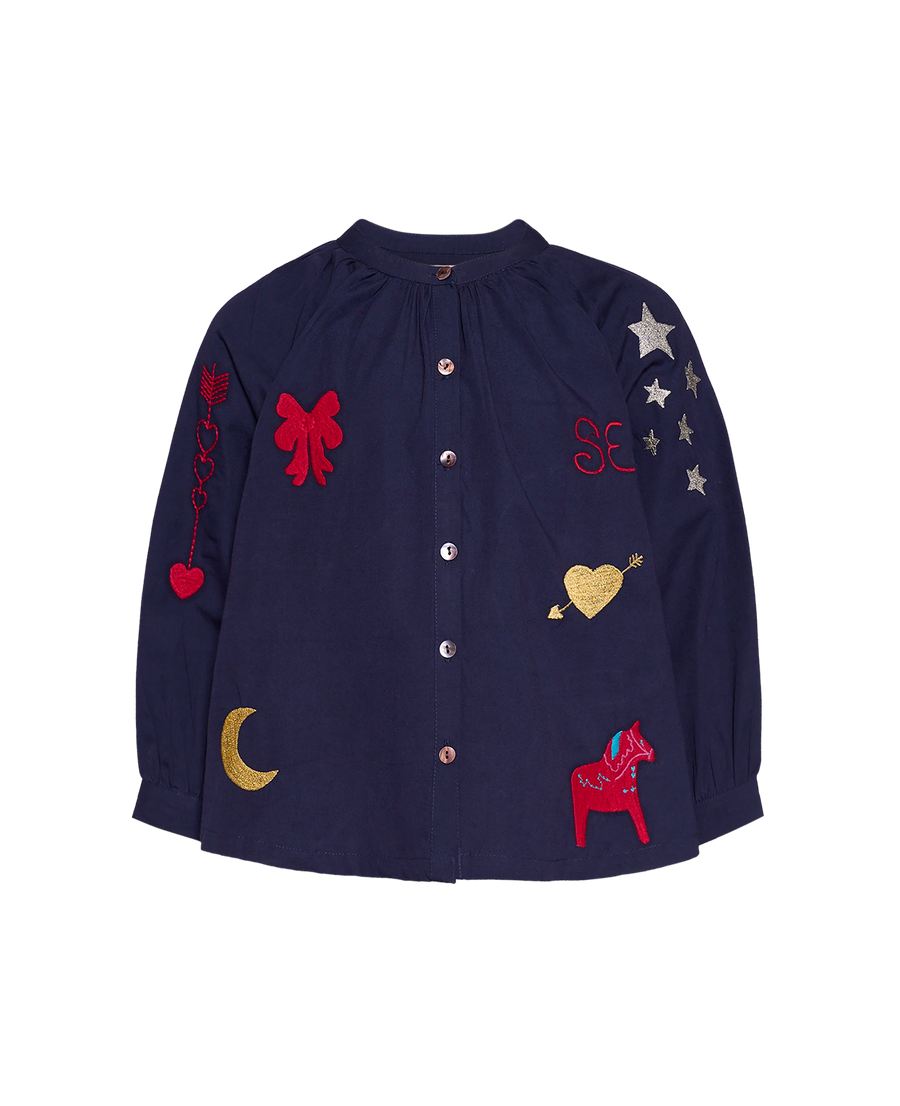 Embroidered Mini Top