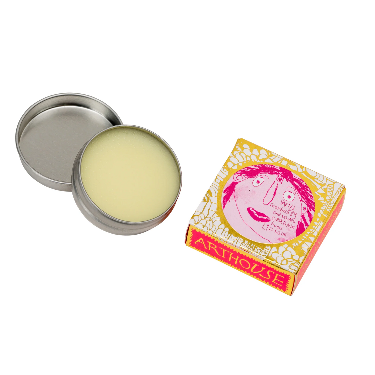 Lady Muck Lip Balm, Wild Raspberry and Organic Vanilla