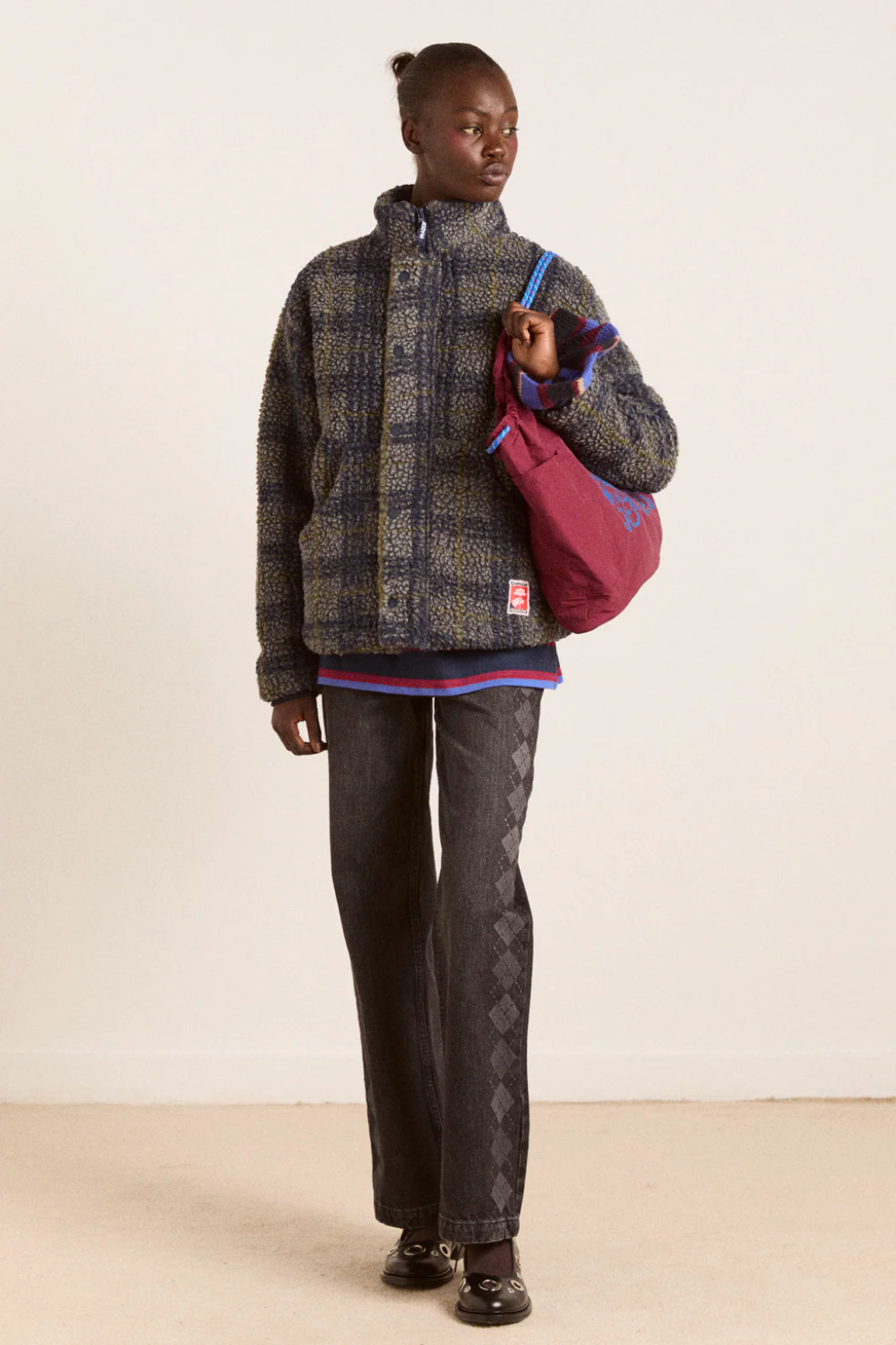 Wilma Techy Shopper - Burgundy