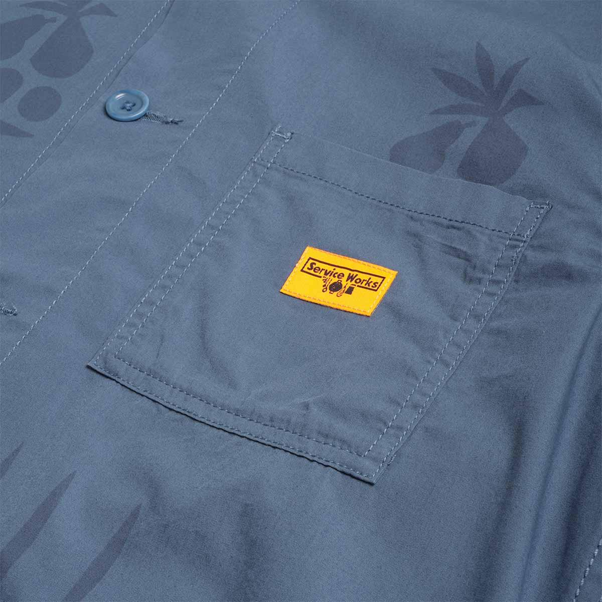 Nourish Printed Chore Shirt - Slate