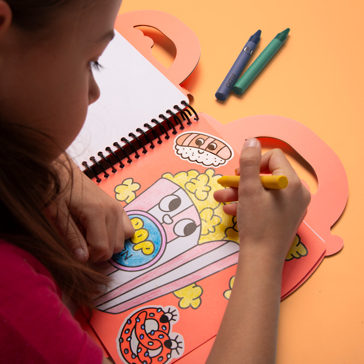 Super Colouring Book & Stickers - Yummy