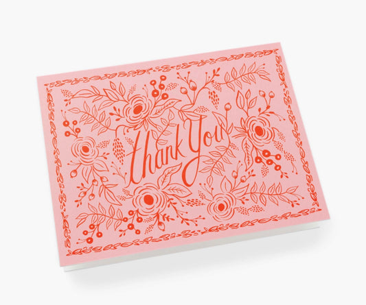 Rifle Paper Co - Wild Rose Thankyou Cards Box Set