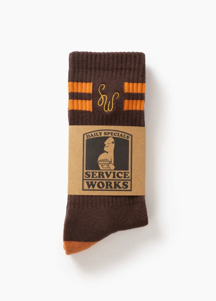 Monogram Socks - Brown