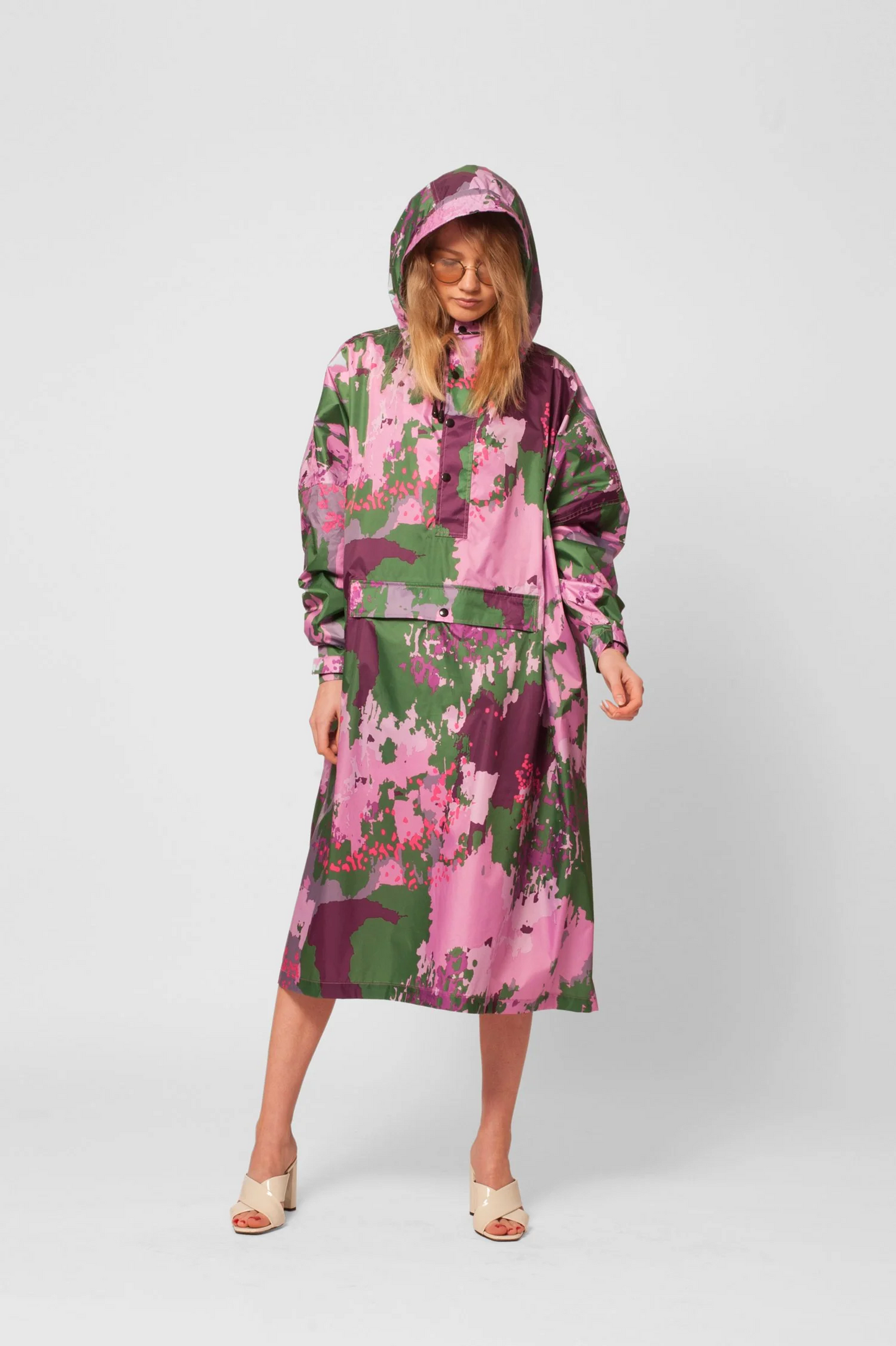 Rainkiss Spring Camo Poncho