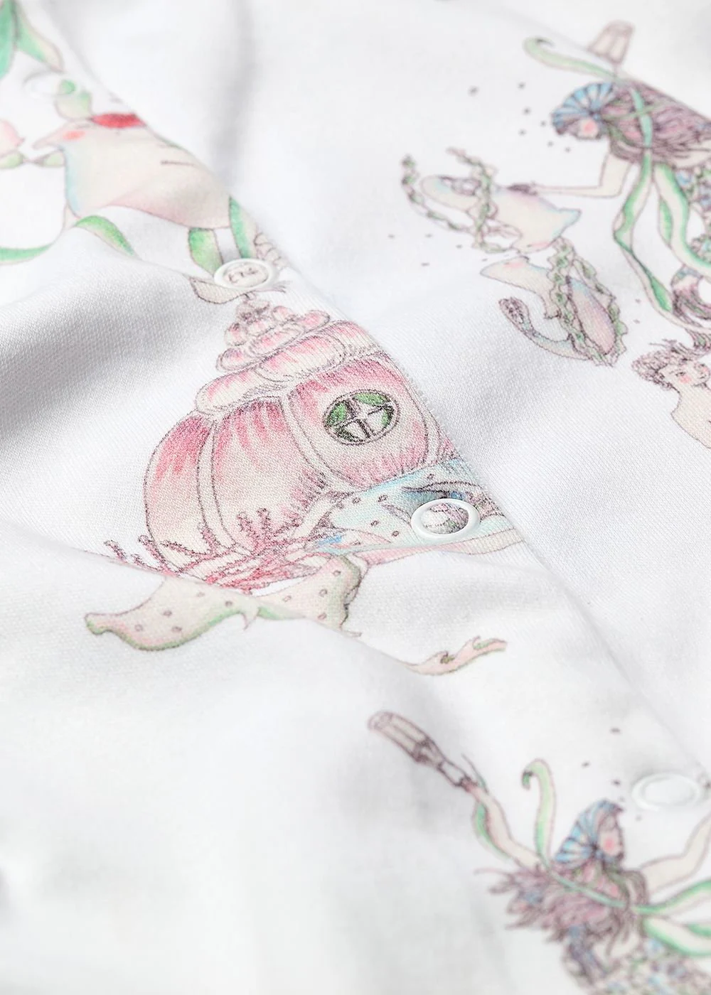 Stripey Seaweed Organic Cotton Babygrow