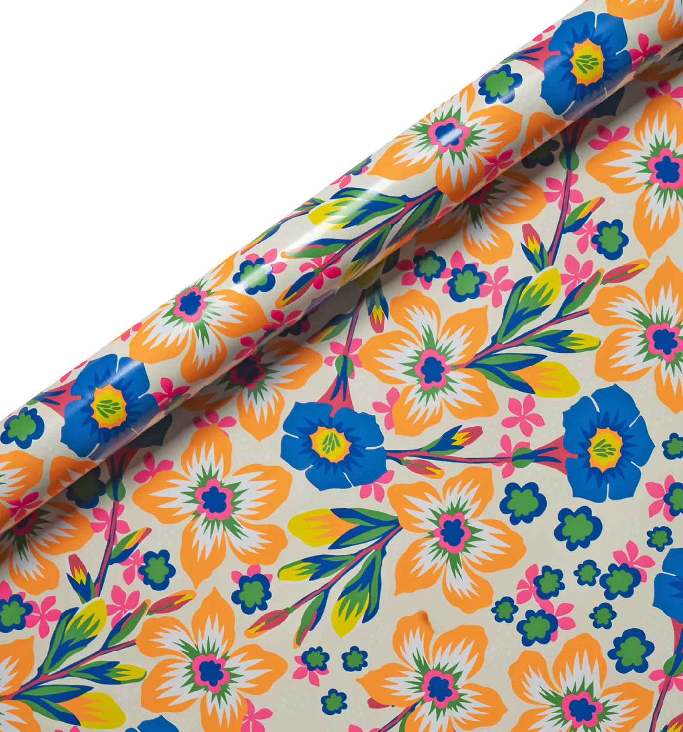Gladio Neon Floral Gladio Roll Wrap, 3 Metres
