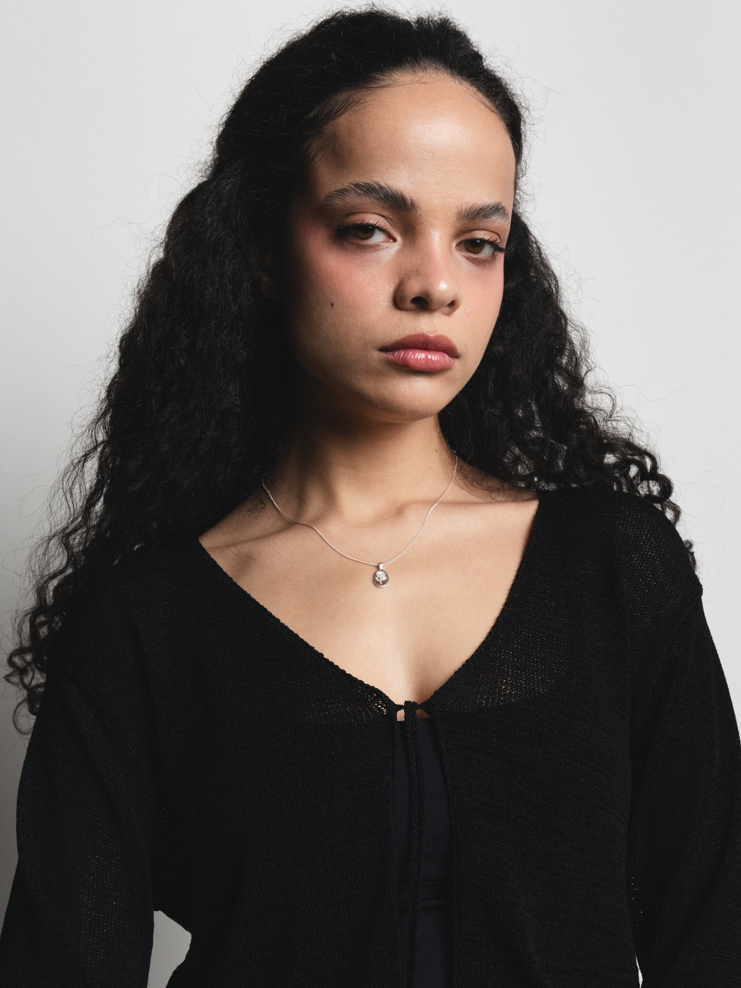 Rose Necklace - Stirling Silver