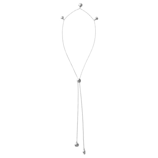 Inanna Spiral Bolero Necklace - Silver