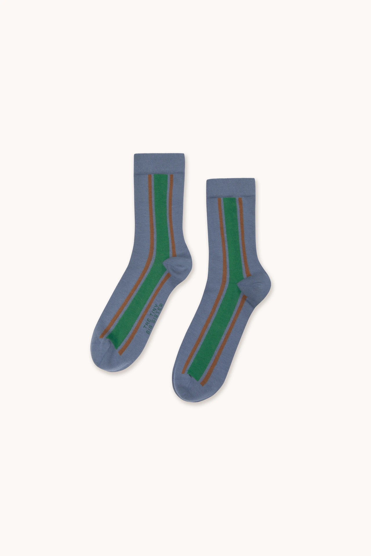 Striped Medium Socks - Slate