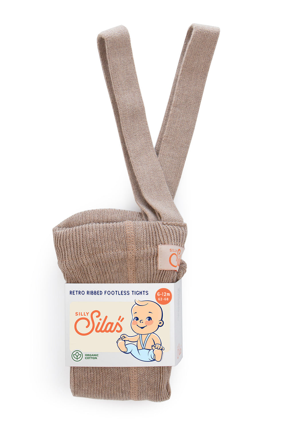 Silly Silas Footless Cotton Tights Peanut Blend