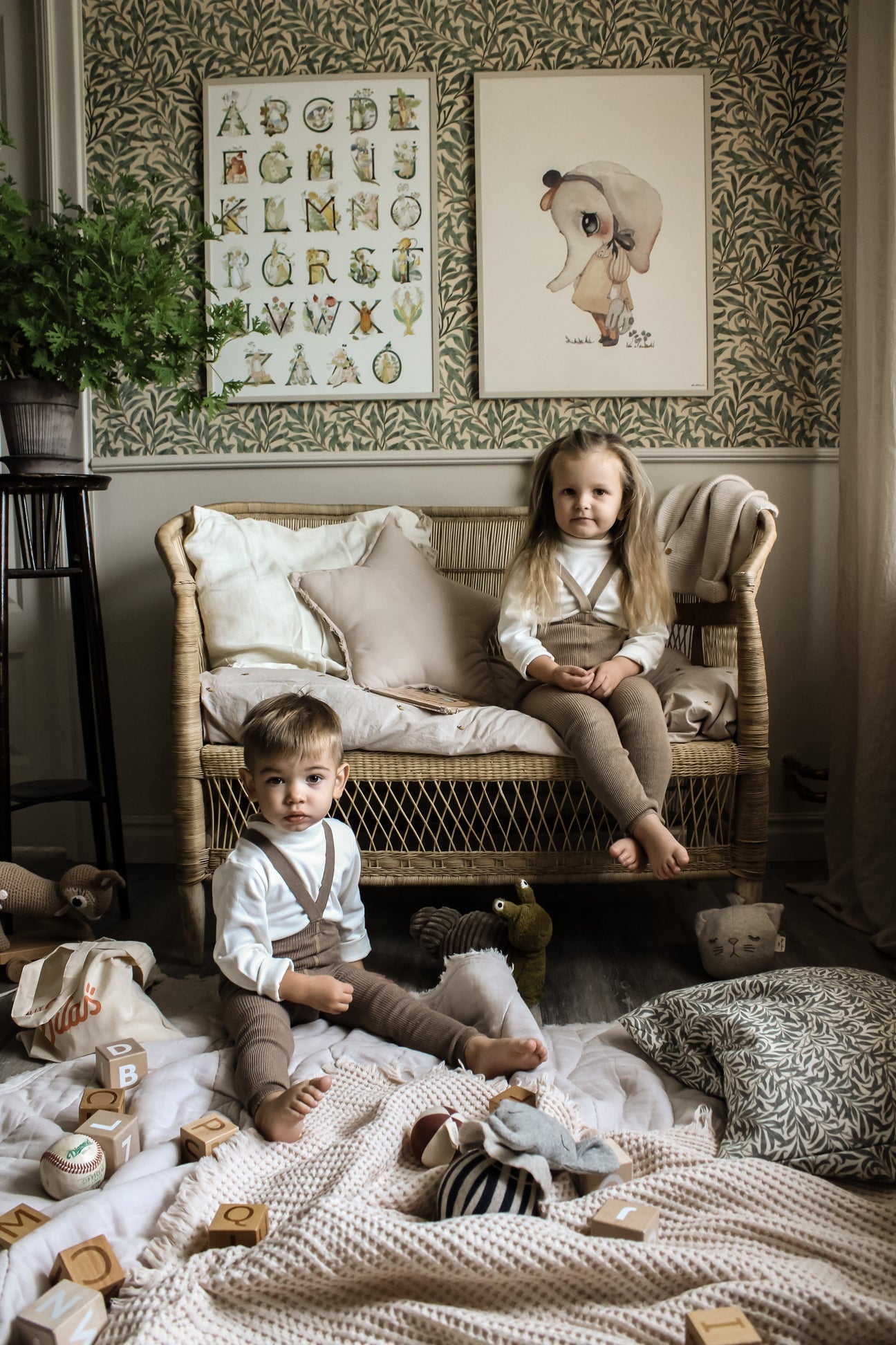 Silly Silas Footless Cotton Tights Peanut Blend