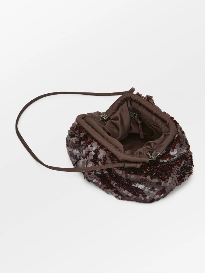 Fairy Bonita Sequin Bag - Brown