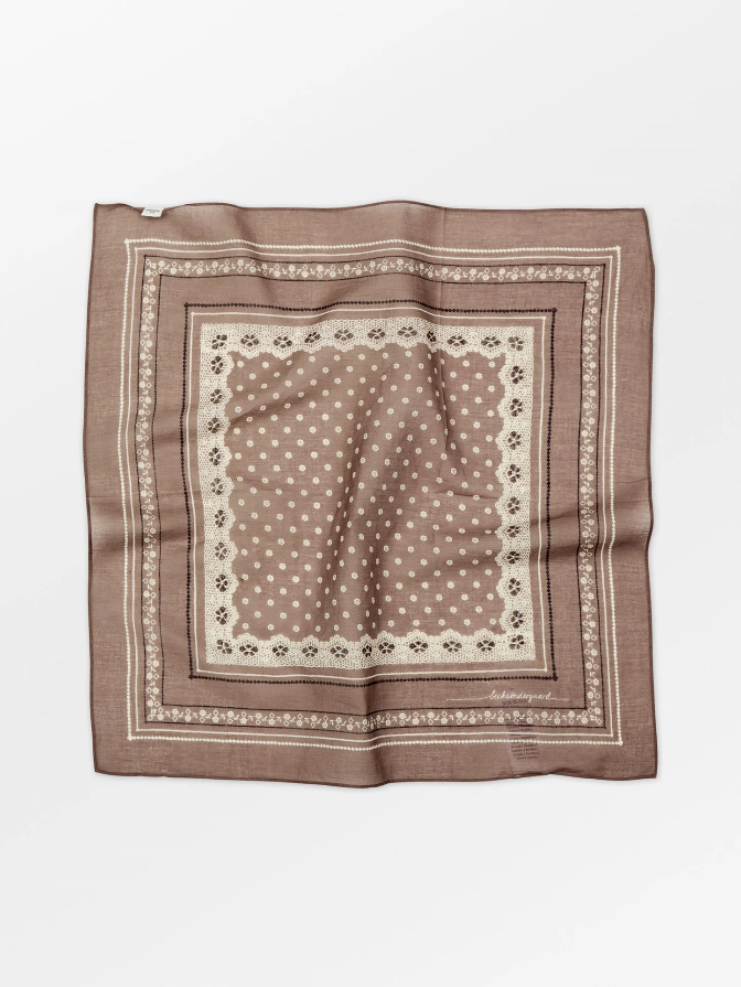 Lacia Cotta Scarf - Pine Bark