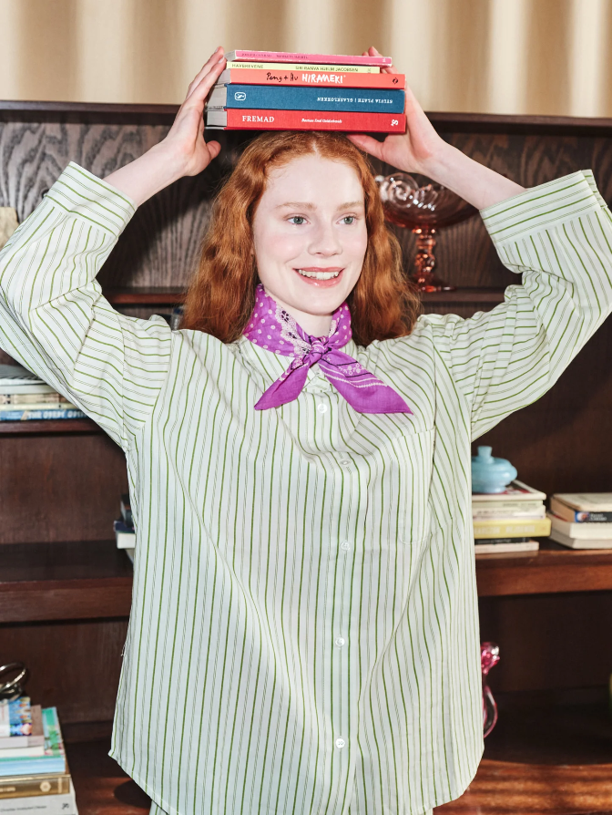 Lacia Cotta Scarf - Meadow Mauve Pink