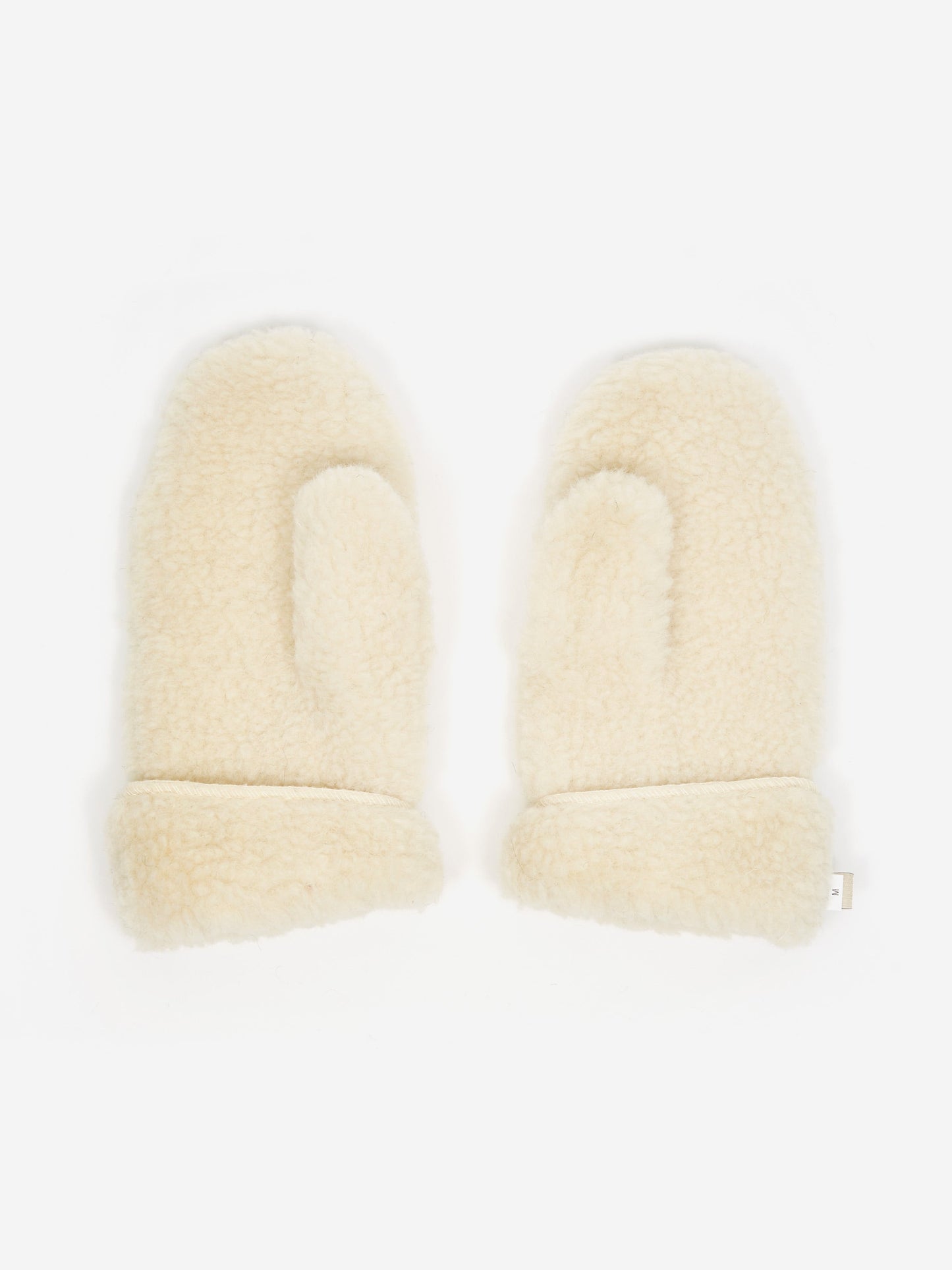 Wool Simple Mittens Natural