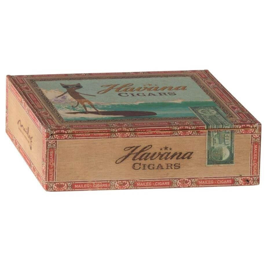 Mum and Dad Mouse in a Cigar Box