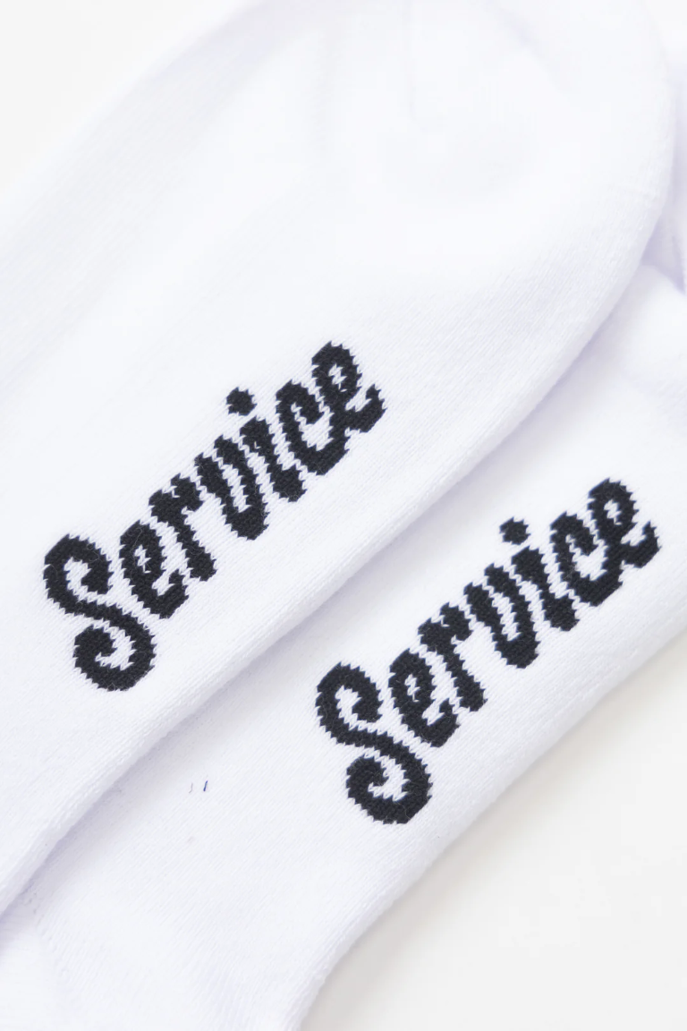 Knife & Folk Socks - White